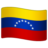 How emoji flag: Venezuela displayed on WhatsApp