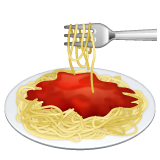 How emoji spaghetti displayed on WhatsApp