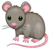 How emoji rat displayed on WhatsApp