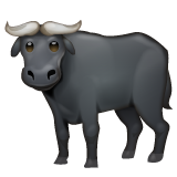 How emoji water buffalo displayed on WhatsApp