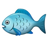 How emoji fish displayed on WhatsApp