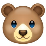 How emoji bear displayed on WhatsApp