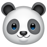 How emoji panda displayed on WhatsApp