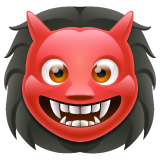 How emoji ogre displayed on WhatsApp