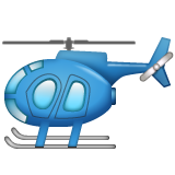 How emoji helicopter displayed on WhatsApp