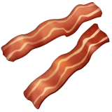 How emoji bacon displayed on WhatsApp