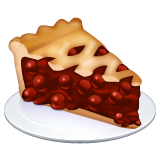 How emoji pie displayed on WhatsApp