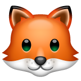 How emoji fox displayed on WhatsApp