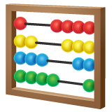 How emoji abacus displayed on WhatsApp