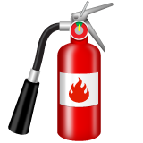 How emoji fire extinguisher displayed on WhatsApp